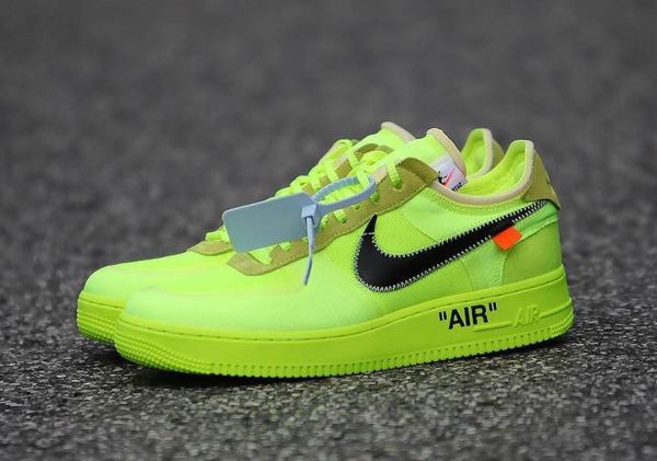 Off White Nike Air Force 1 Low Black + Volt Info | SneakerNews.com