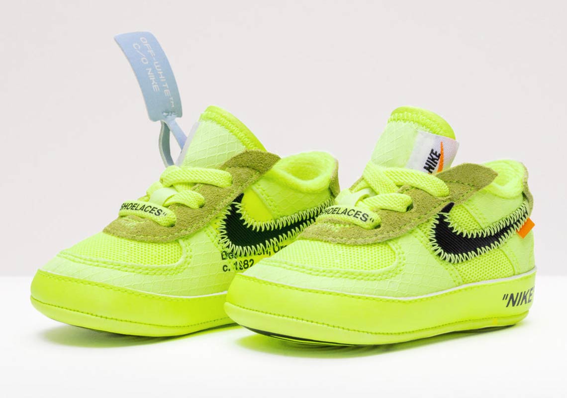 Off White Nike Air Force 1 Low Kids Black | SneakerNews.com