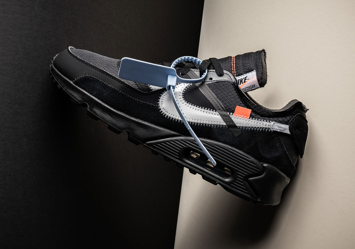 Off White Nike Air Max 90 Black + White AA7293-001 | SneakerNews.com