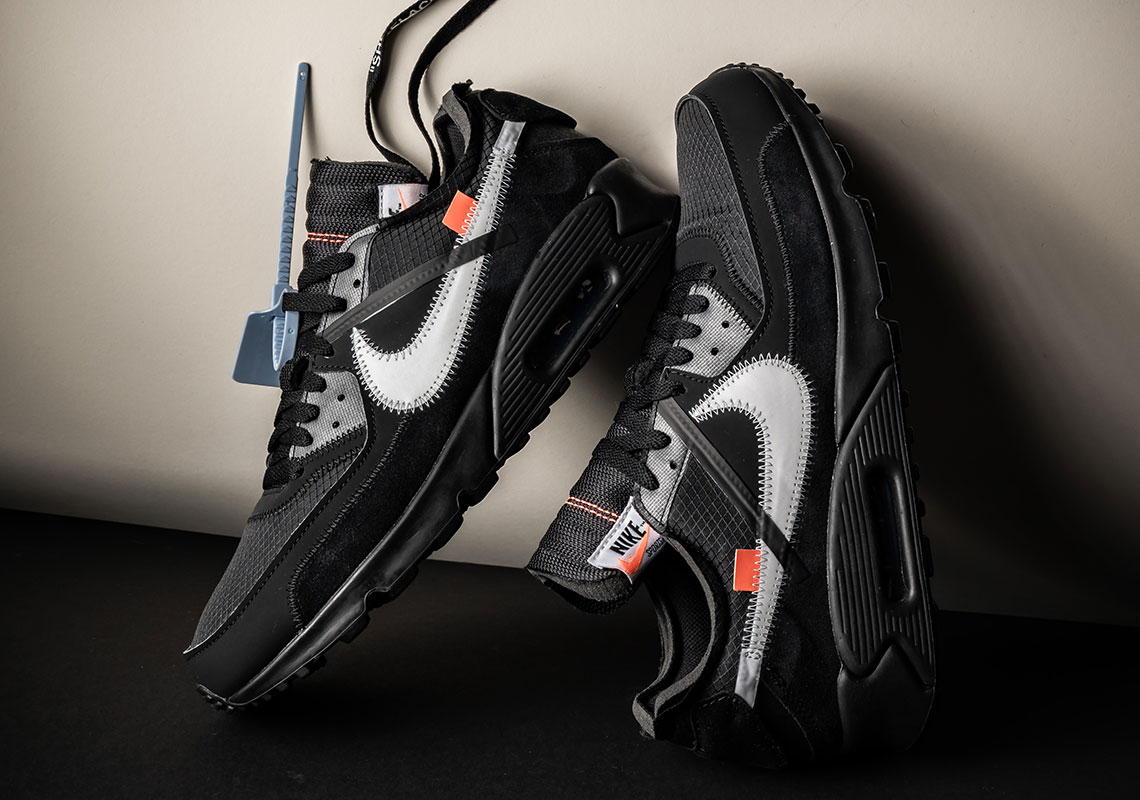 Off White Nike Air Max 90 Black + White AA7293-001 | SneakerNews.com