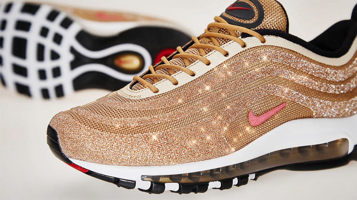 nike gold swarovski crystal