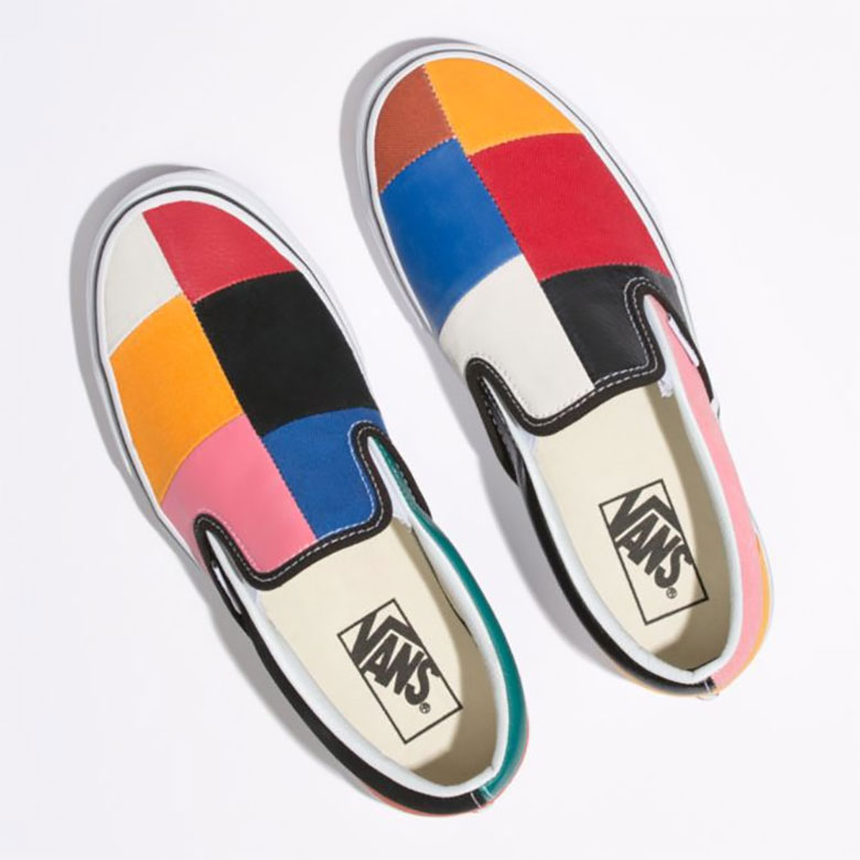Vans Patchwork Slip On Multi True White Release Info | SneakerNews.com