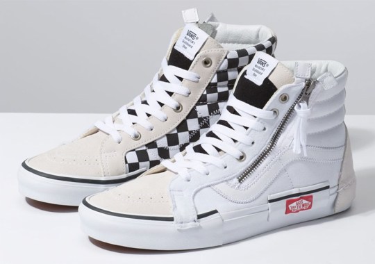 The Vans Sk8 Hi Re-issue “Deconstructed” Returns In White And Black