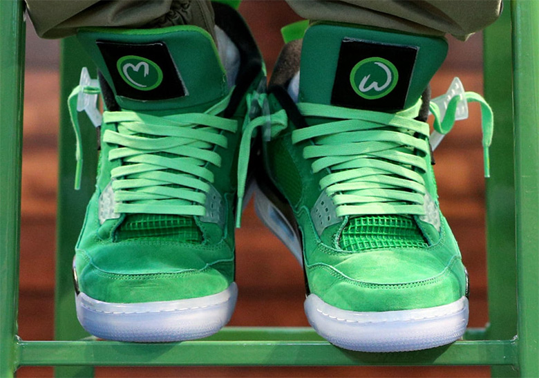 Mark Wahlberg Is Raffling The Sneakers CONVERSE Rival Mid 164889C Black Enamel Red White "Wahlburgers" For California Wildfire Relief
