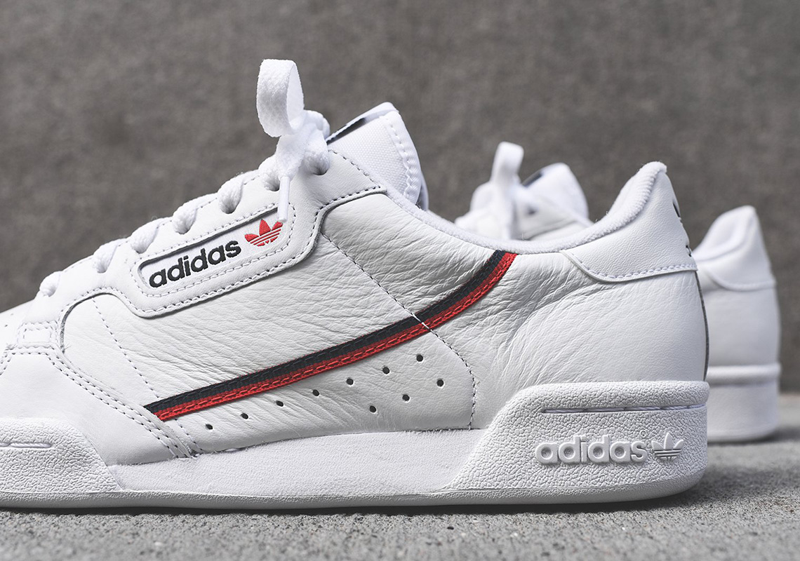 Adidas Continental 80 White Red Navy