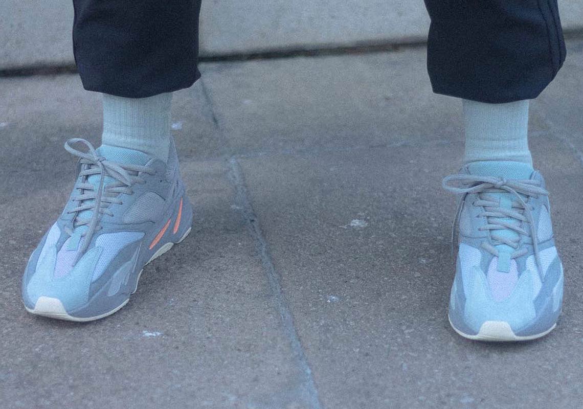 Adidas yeezy boost 700 inertia on feet best sale