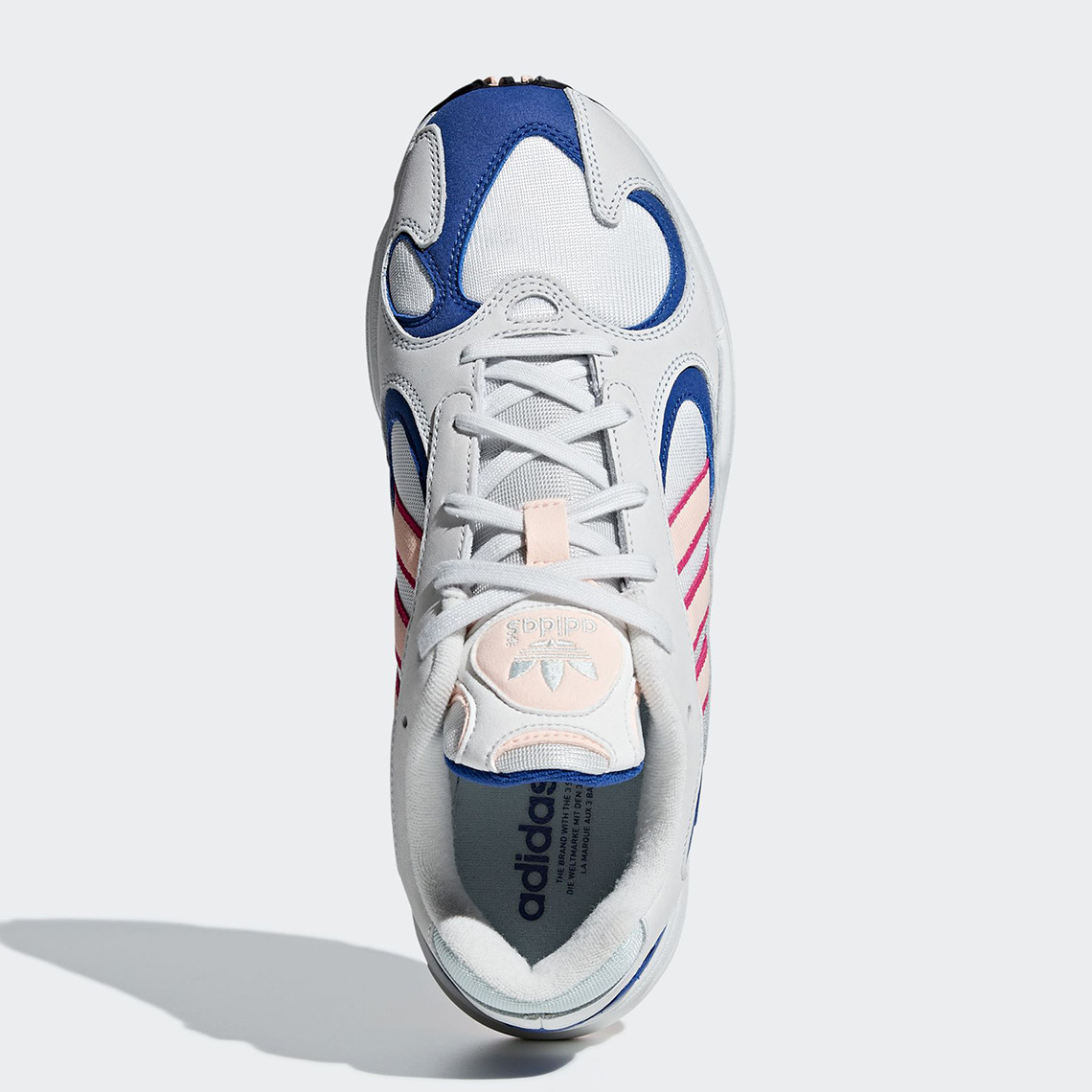 adidas yung 1 white blue pink