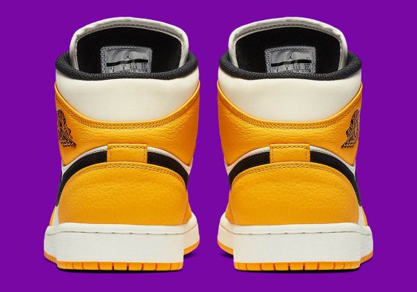 Jordan 1 Mid Lakers 852542-700 Release Info | SneakerNews.com