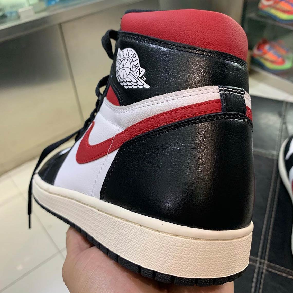 air jordan 1 retro high black gym red black