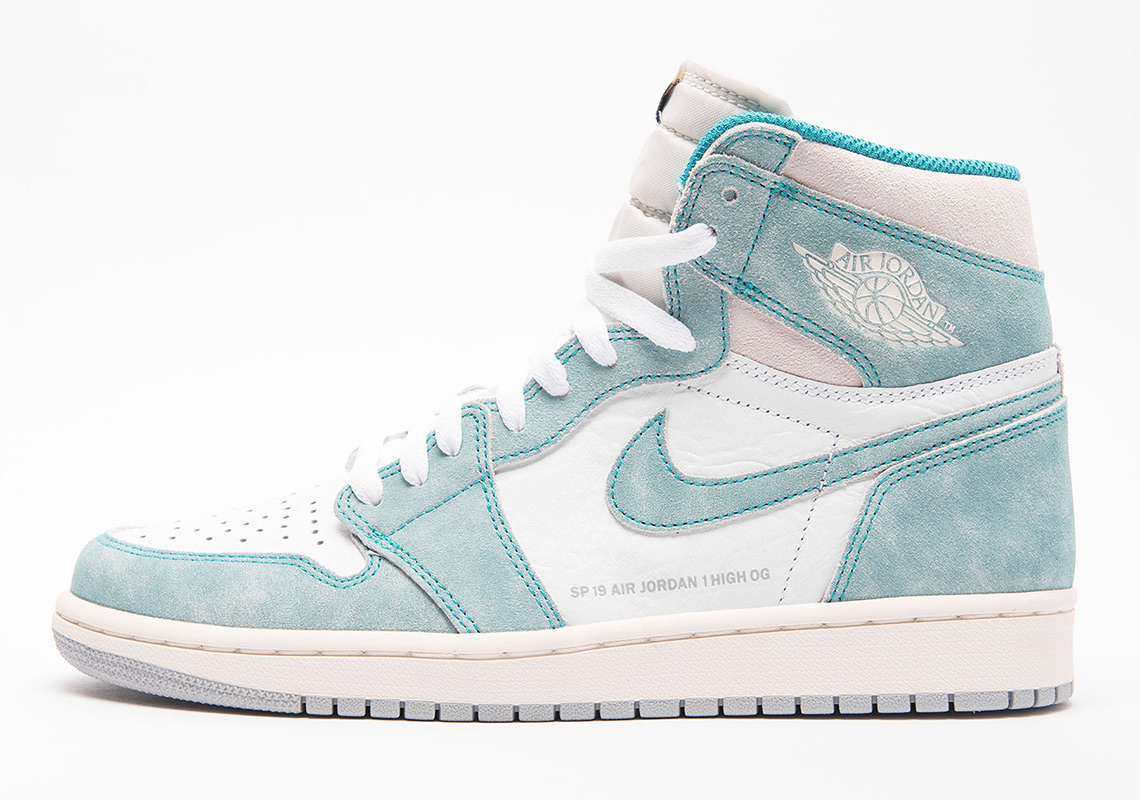 baby blue and white jordans