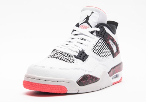 Air Jordan 4 Retro White Black Bright Crimson Pale Citron 308497-116 ...