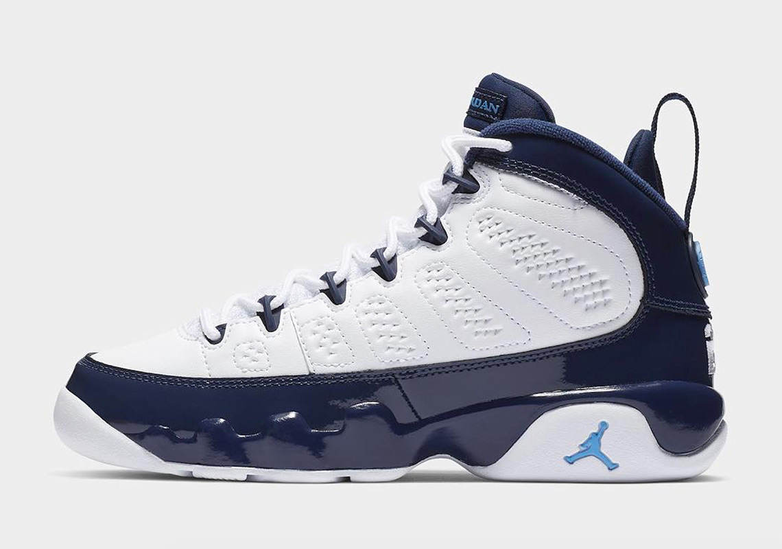 Air Jordan 9 "UNC" Revives Classic "Pearl Blue" Colorway From 2002