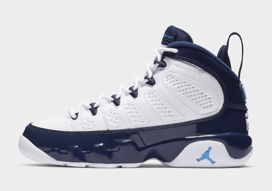 Air Jordan 9 “UNC” Revives Classic “Pearl Blue” Colorway From 2002
