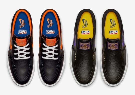 The NBA’s Nike SB Collection Continues With Janoskis For The Knicks And Lakers
