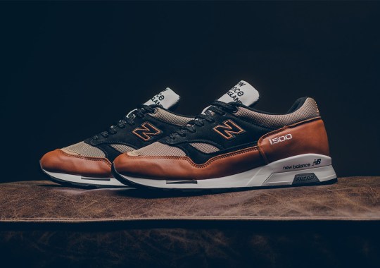 The New Balance 1500 Made In UK Features Supple Brown Leathers