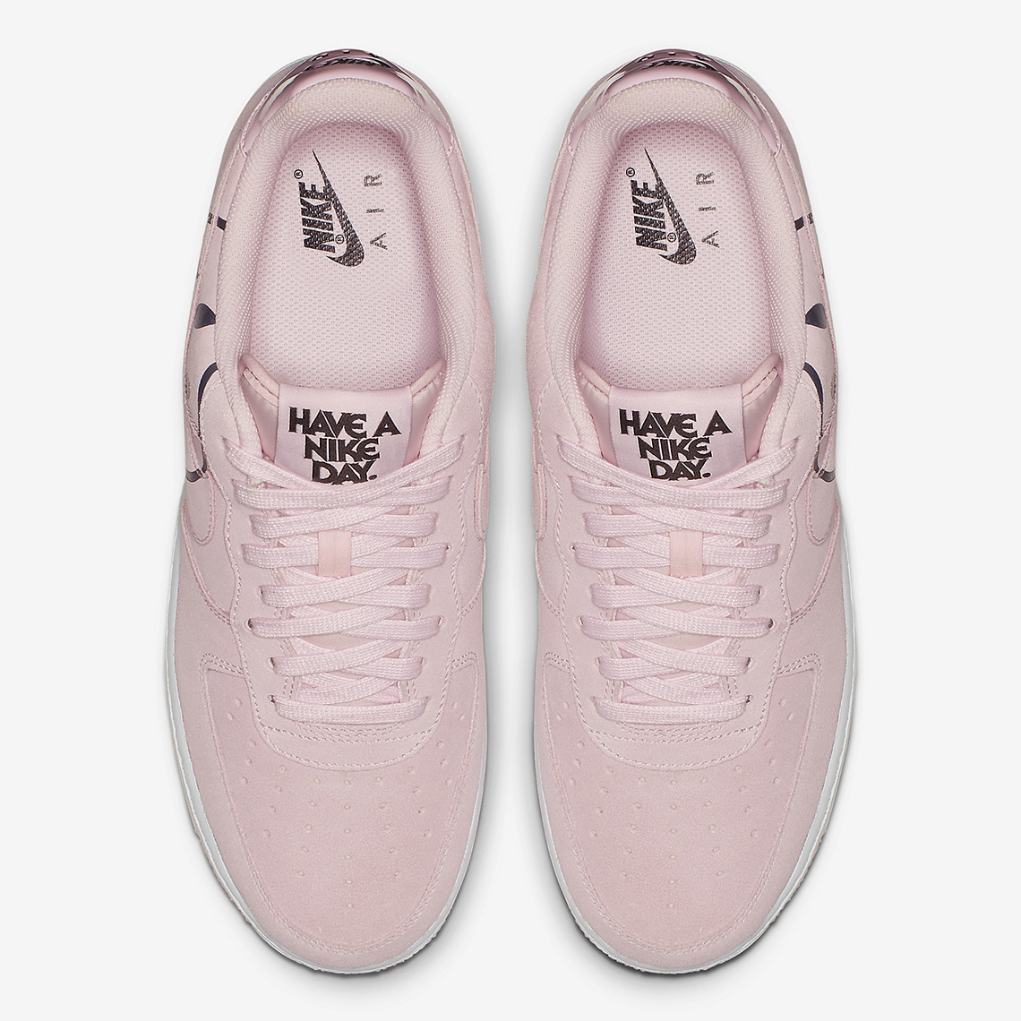 nike air force 1 pink smiley face