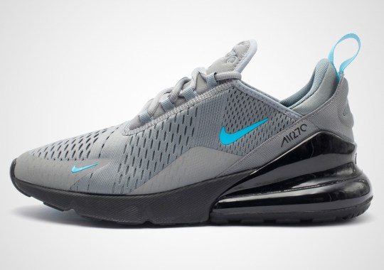 The Nike Air Max 270 Combines Cool Grey And Blue Fury