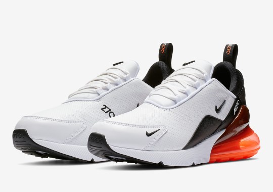 Nike Air Max 270 Features Micro-Perforated Leather Uppers