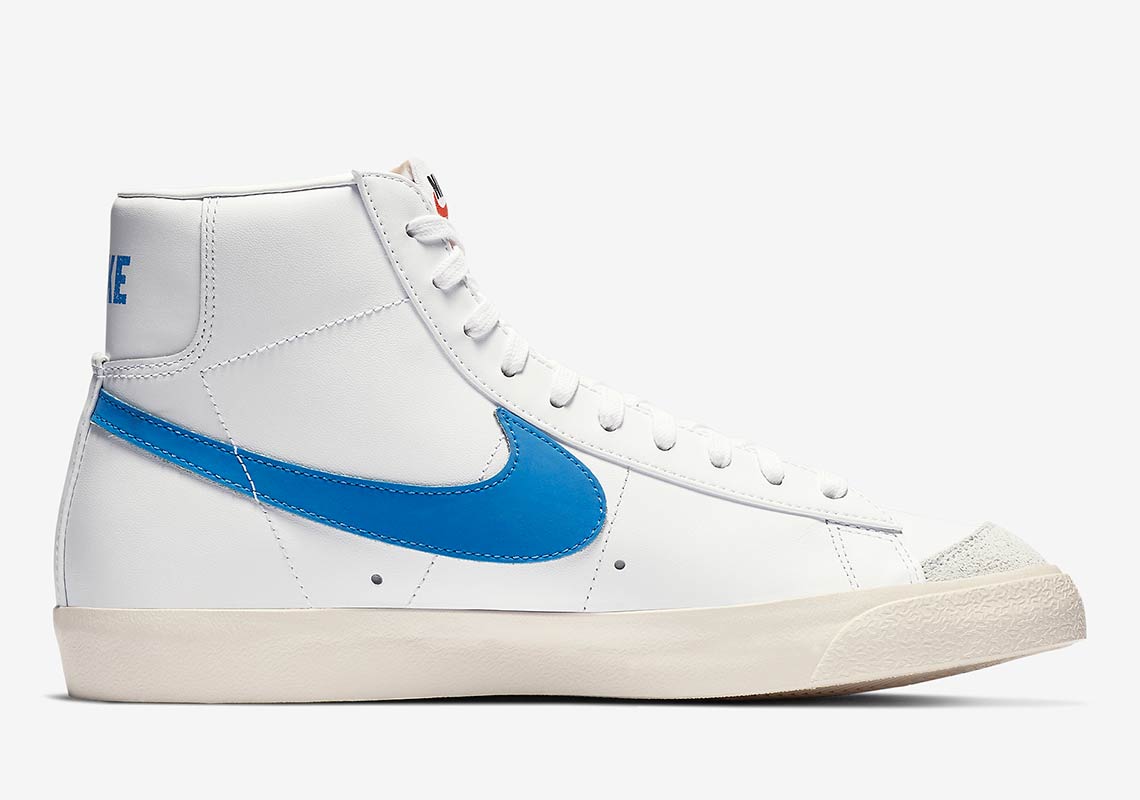 Nike Blazer Mid Vintage White Blue Bq6806 400 2
