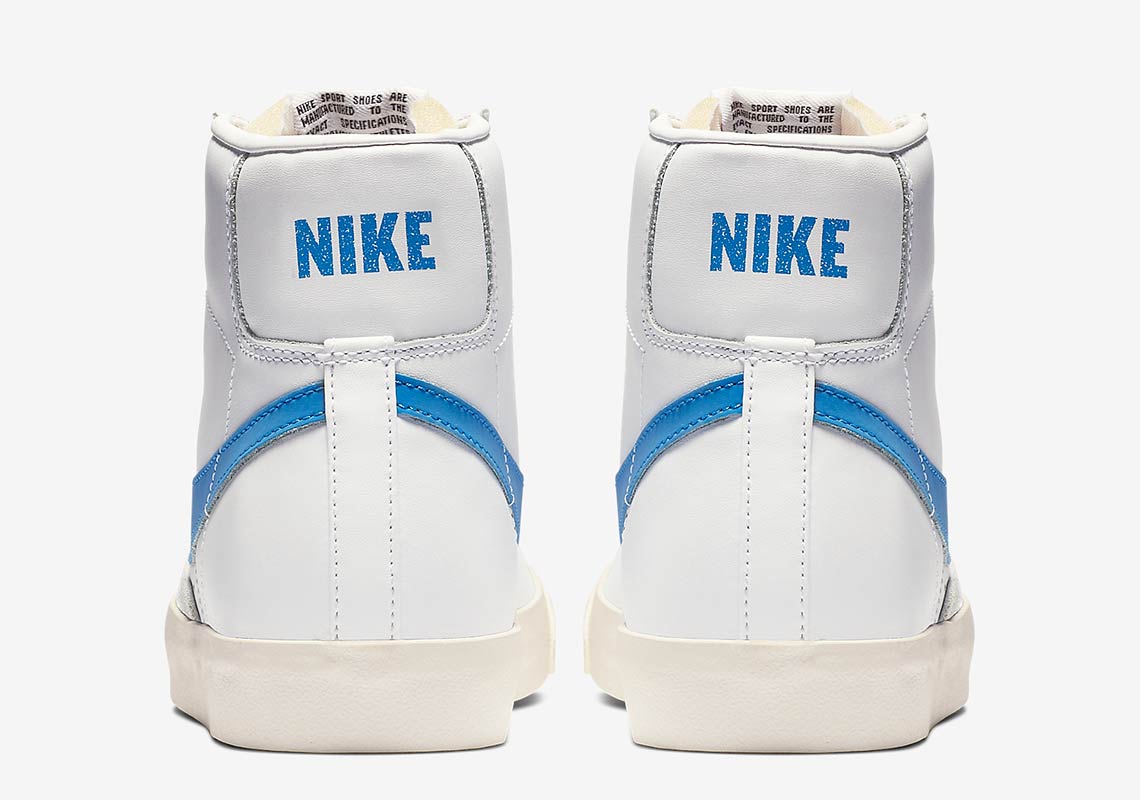 Nike Blazer Mid Vintage White Blue Bq6806 400 3