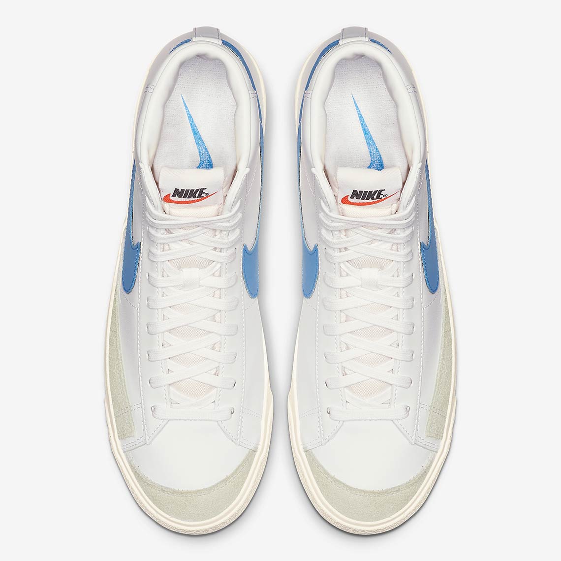 Nike Blazer Mid Vintage White Blue Bq6806 400 4
