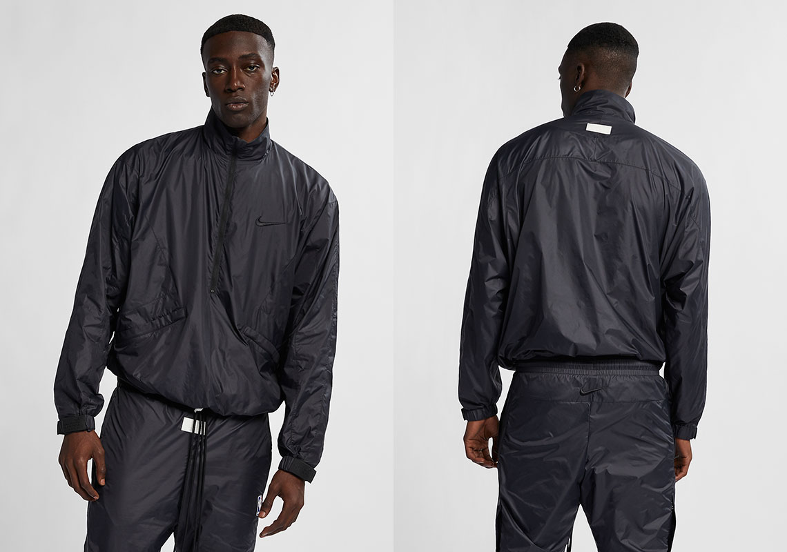 nike fear of god half zip jacket