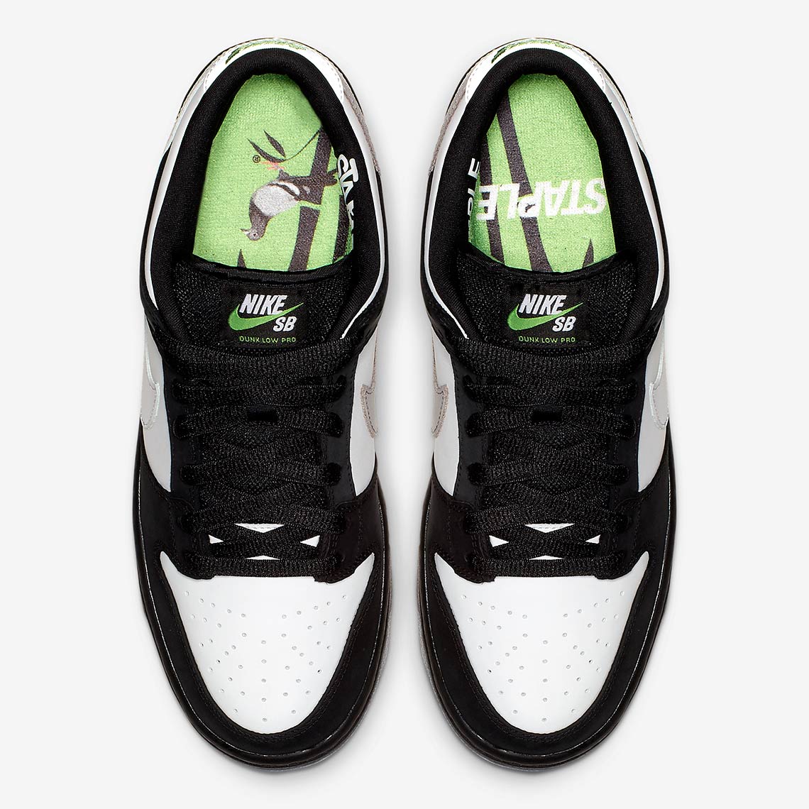 Nike Sb Dunk Low Staple Panda Pigeon Bv1310 013 2
