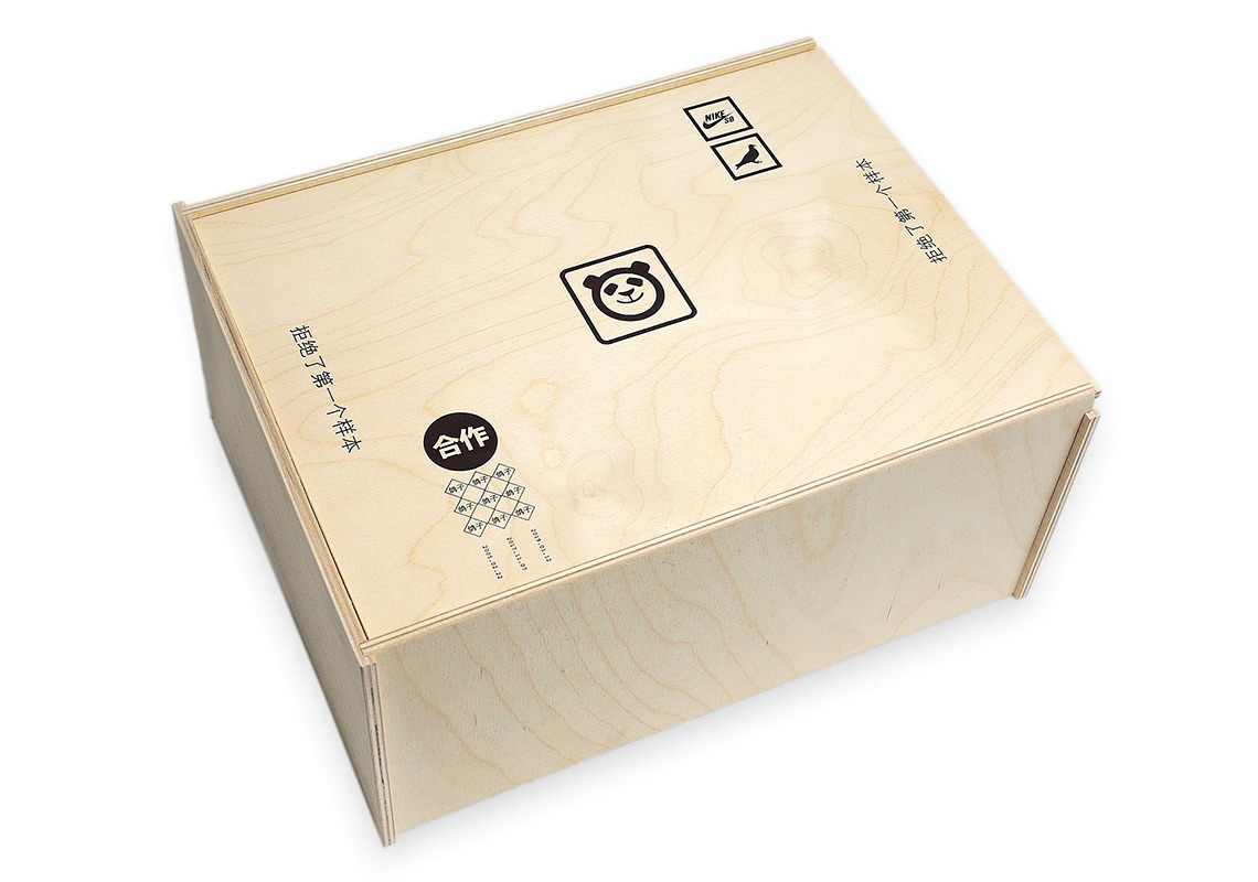 Nike Sb Dunk Panda Pigeon Wooden Box Release Date 1
