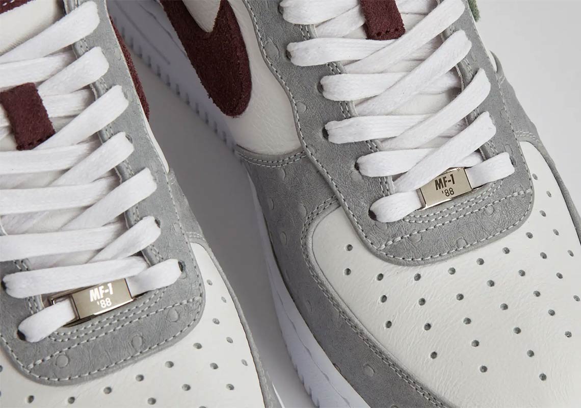 Nike Homage Air Force 1 Ostrich Pattern Sneakers