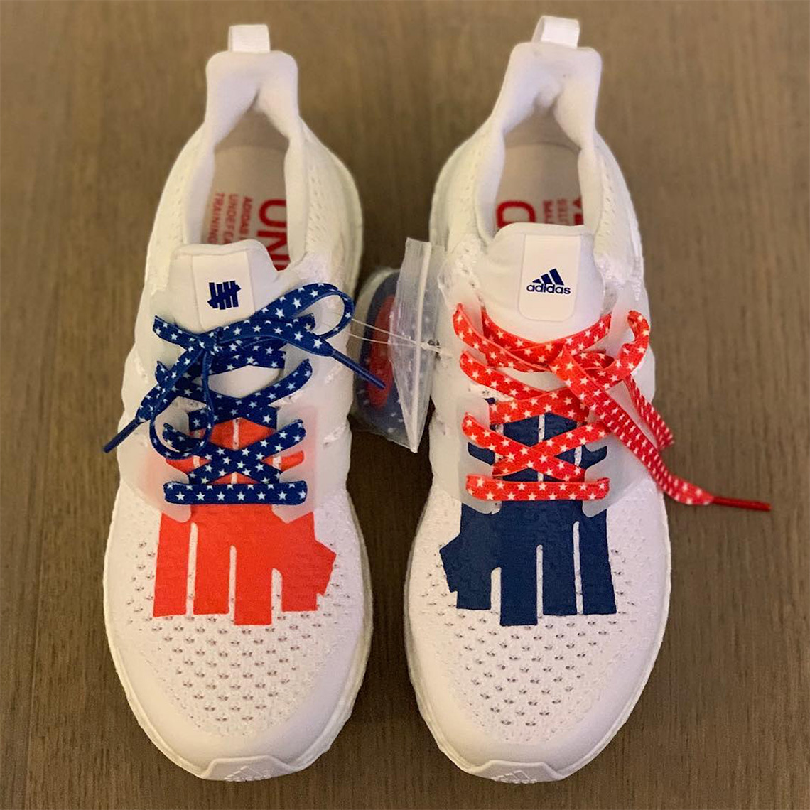 adidas ultra boost red white and blue