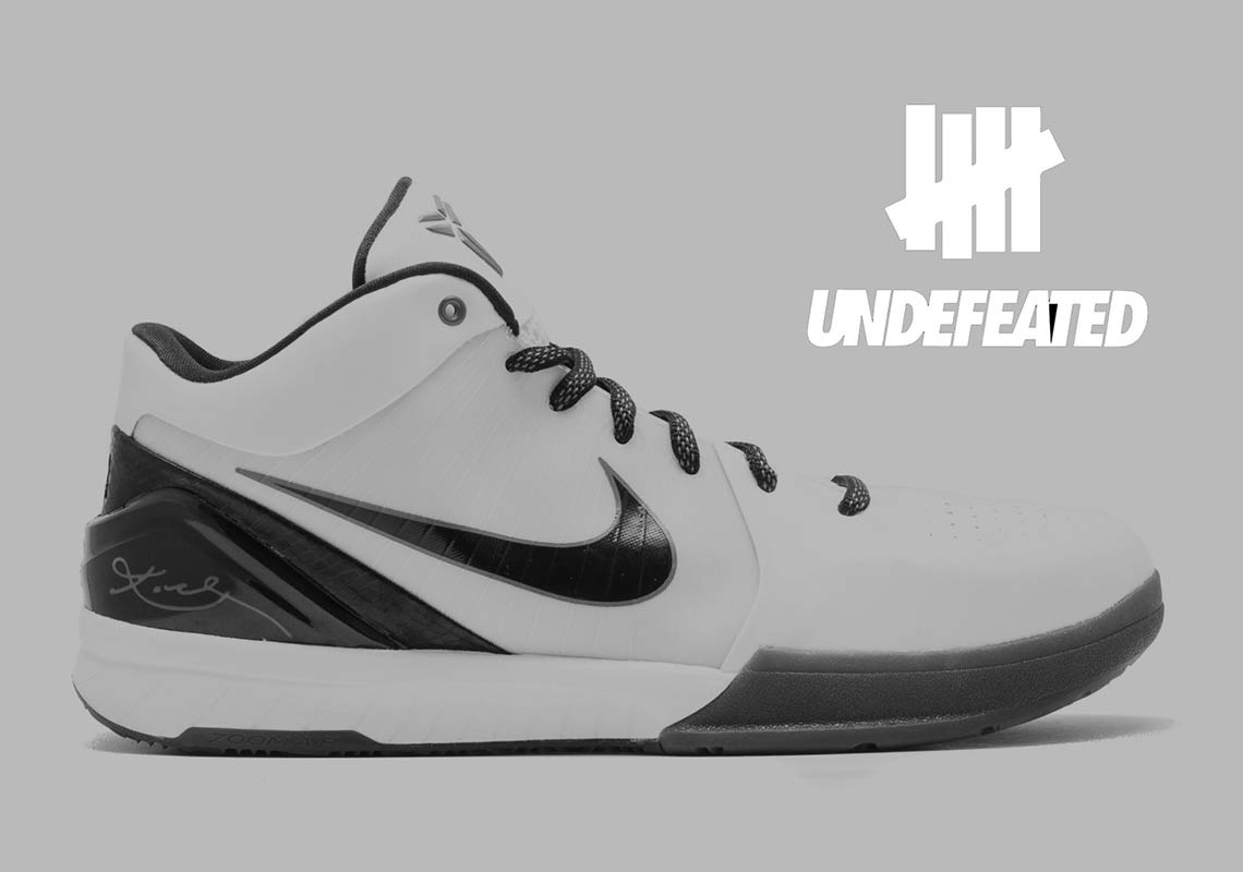 nike x undefeated kobe iv protro