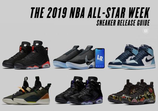 Sneaker Release Guide For 2019 NBA All-Star Week