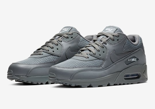 Nike Air Max 90 Essential “Triple Grey” Is Hitting Stores Now