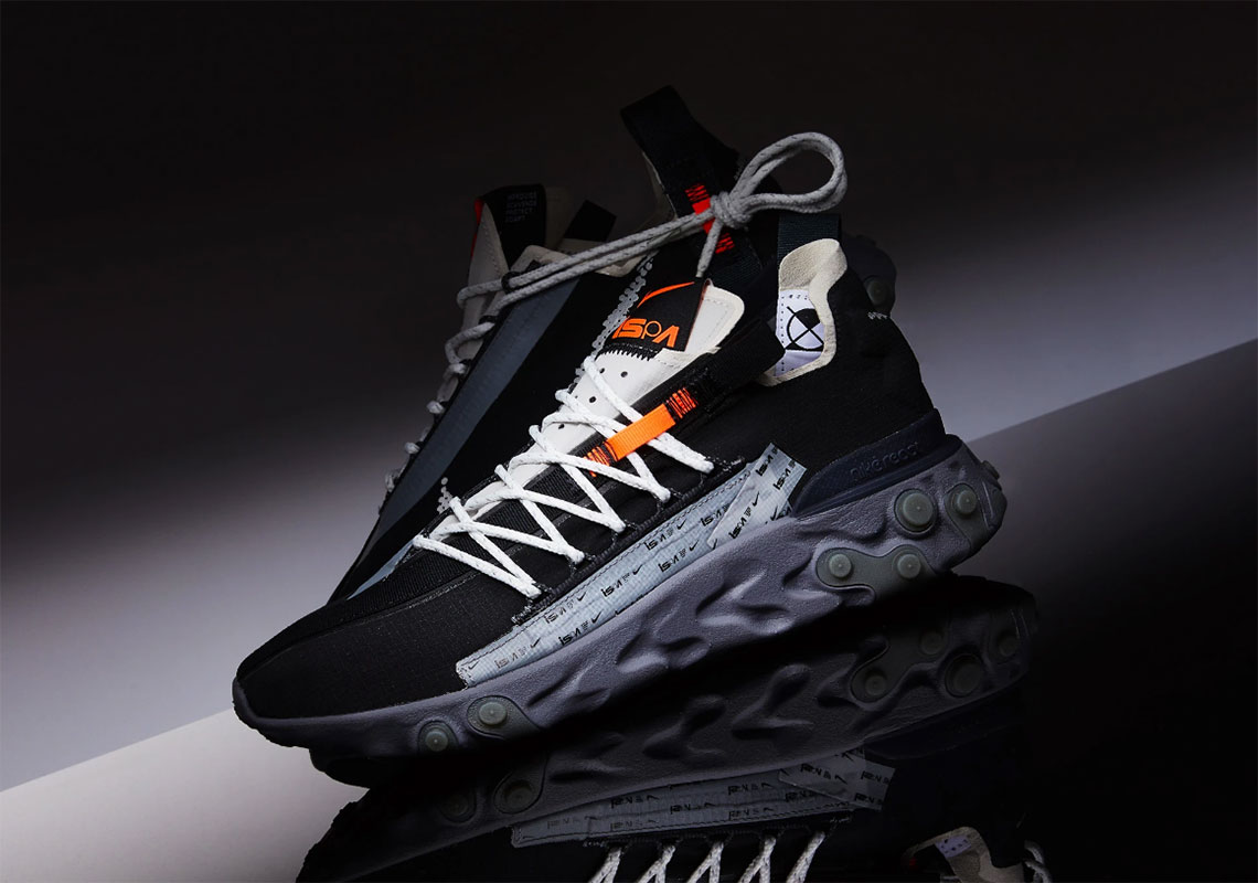 nike ispa react wr black