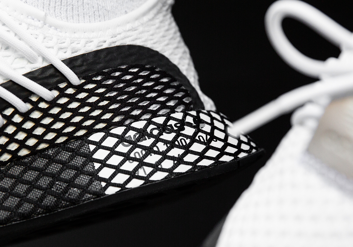 adidas sandals Deerupt S White Black Bd7875 Release Date 2