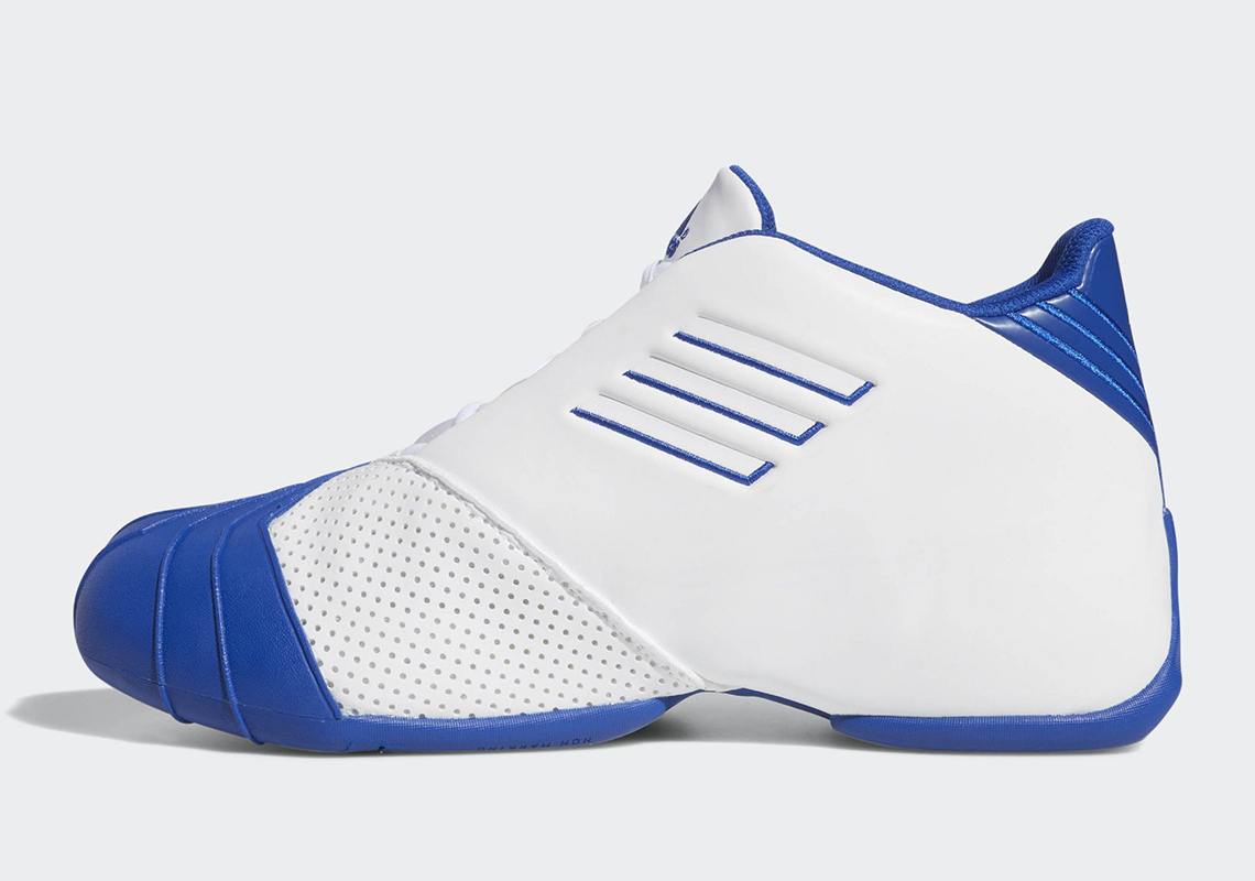 adidas T-MAC 1 White Blue EE6844 Release Date | SneakerNews.com
