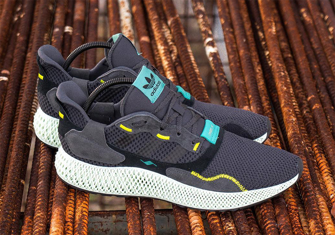 First Look At The adidas ZX4000 4D “Carbon”
