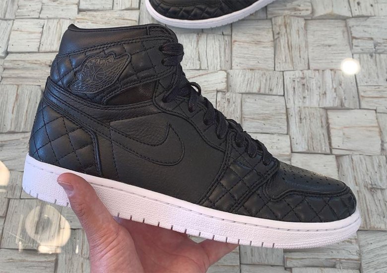 Air Jordan 1 Friends and Family All-Star Black Quilted Leather ...