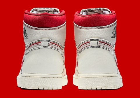 Air Jordan 1 Retro High OG Sail Phantom Red 555088-160 | SneakerNews.com