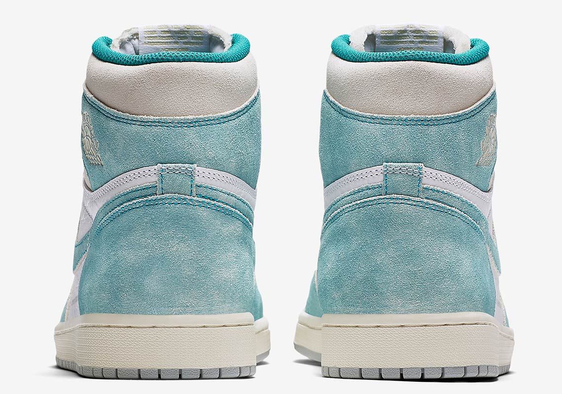 Sky Jordan 1 Kleuterschoen Zwart Retro High Og Turbo Green 555088 311 4