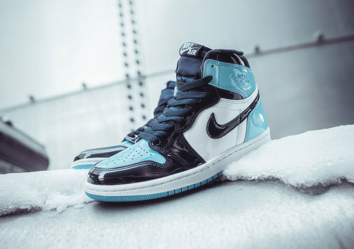 Where To Buy Air Jordan 1 Retro High OG UNC Blue Chill Patent