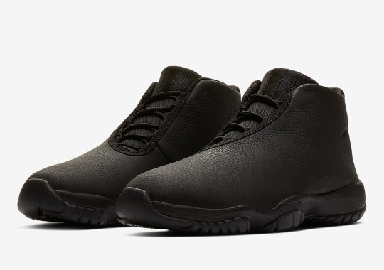 The Jordan Future Gets A Triple Black Leather Upper