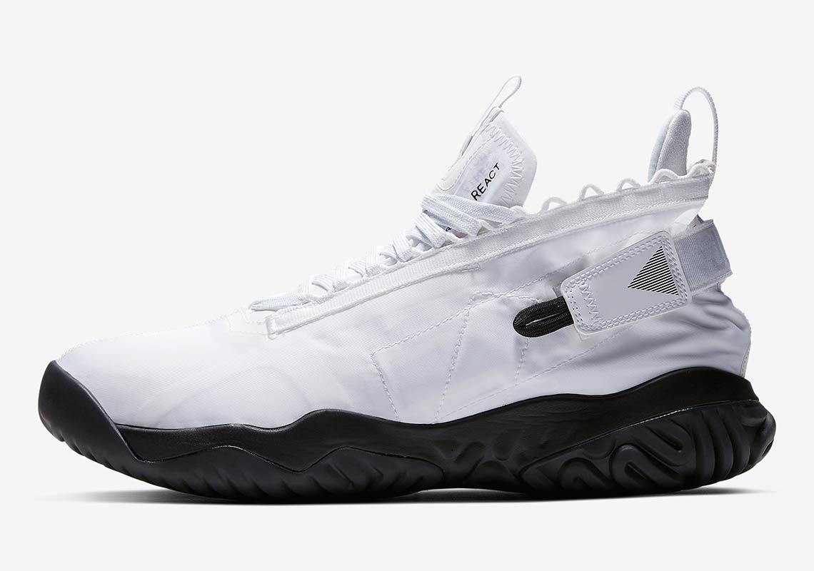 jordan proto react white black