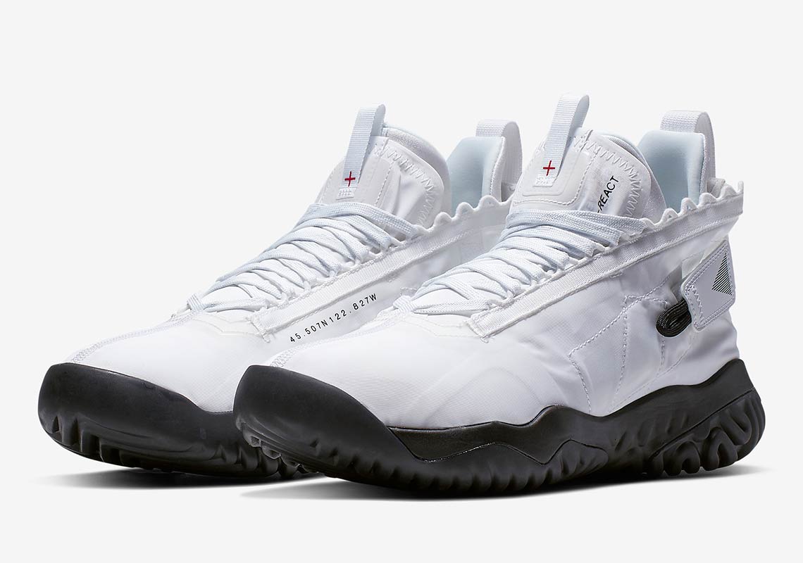 First Look At The Jordan Proto React In White/Black