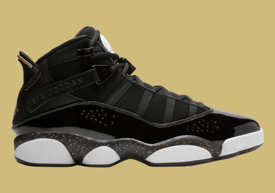 The Jordan Six Rings Is Available Now In A Championship Black And Gold