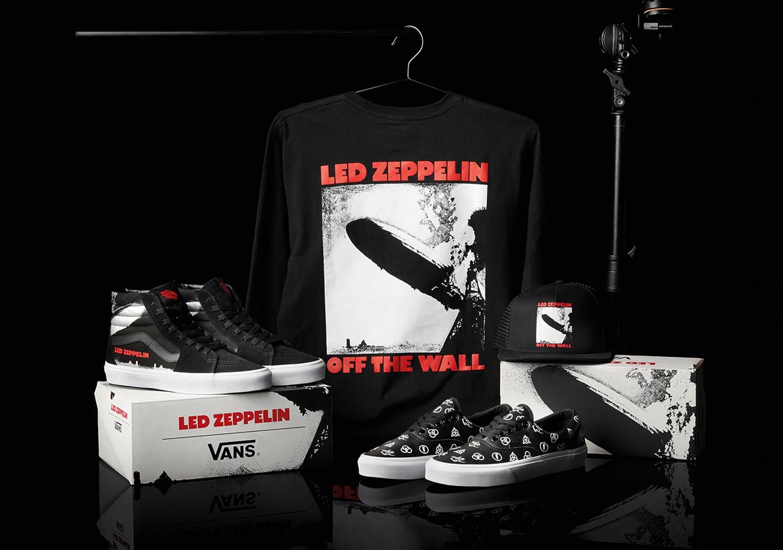 enclosure Gaseous Diplomatic issues Led Zeppelin Vans Sk8-Hi + Era Release Date Info | SneakerNews.com