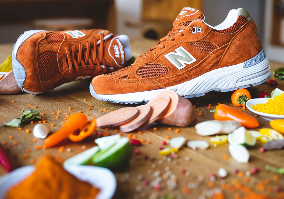 The Cult-Followed New Balance M991 Returns In Orange Suede
