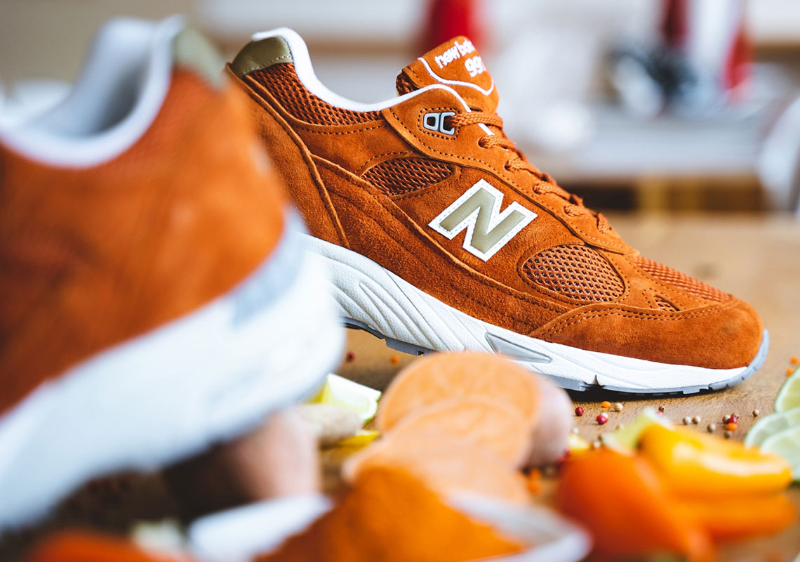 New balance on sale 991 orange