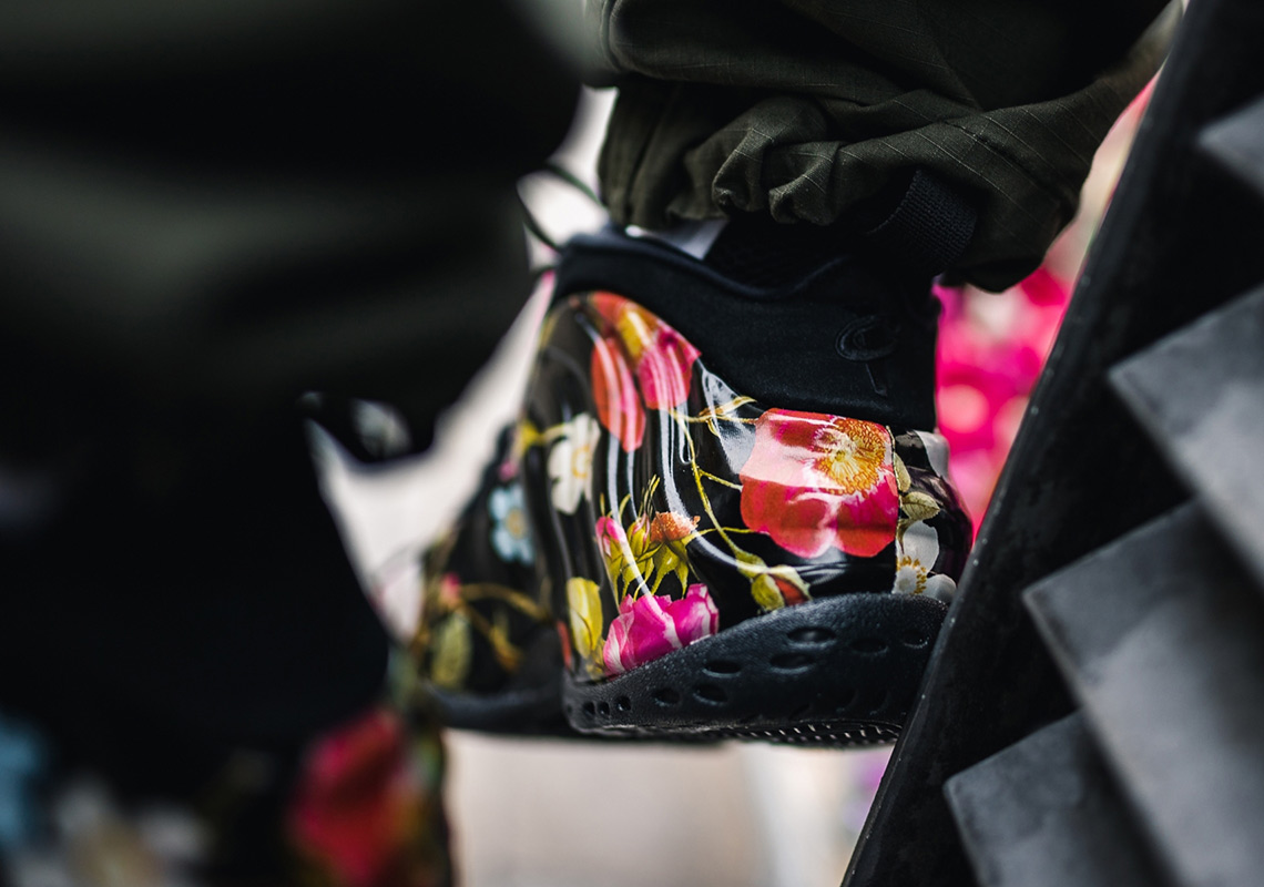 flower nike foamposite