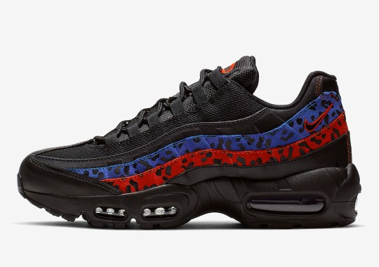 nike air max 95 leopard print blue red cd0180 001 1